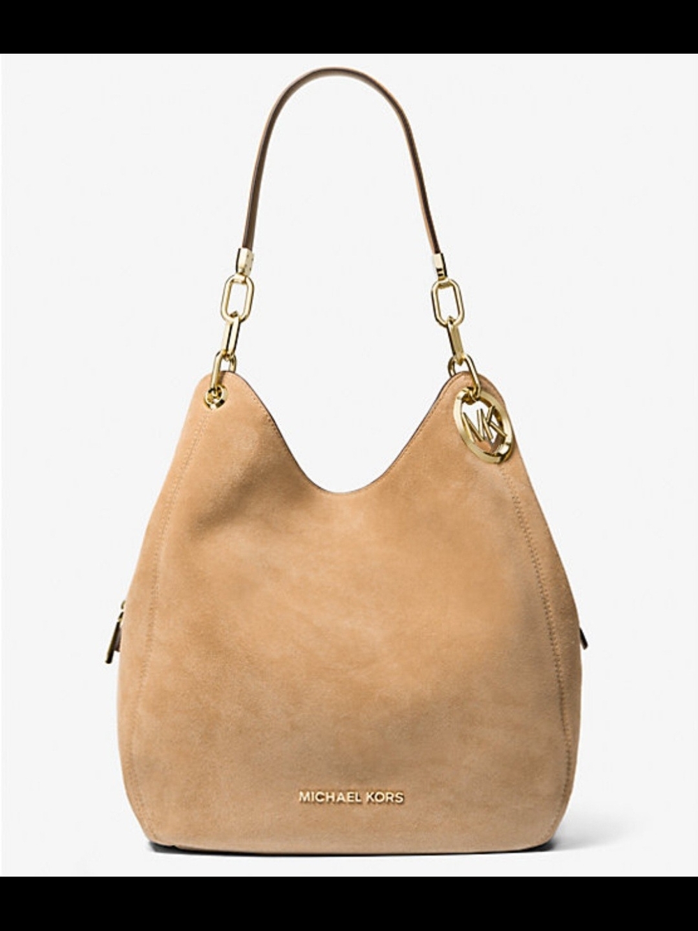 Michael Kors Lillie Suede Shoulder Bag